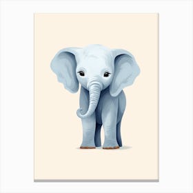 Baby Animal Illustration  Elephant 2 Canvas Print