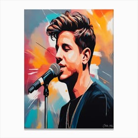 Charlie Puth 3 Canvas Print