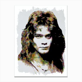 Eddie Van Halen Music Legend Canvas Print