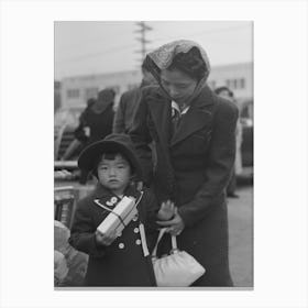 Untitled Photo, Possibly Related To Los Angeles, California, The Evacuation Of The Japanese Americans From West Canvas Print