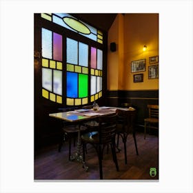 Stained Glass Window 202302047rt1pub Canvas Print