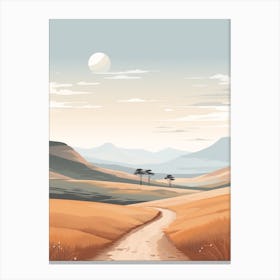 The Sir Walter Scott Way Scotland 2 Hiking Trail Landscape Canvas Print