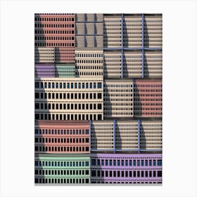 Akasaka Collage Building Canvas Print