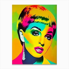 Liza Minnelli Colourful Pop Movies Art Movies Canvas Print
