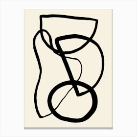 Abstract Beige Art Poster_1981635 Canvas Print