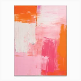 Abstract Painting Sunset Splash Canvas Print