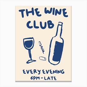 The Wine Club Canvas Print