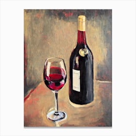 Pinot Noir 1 Oil Painting Cocktail Poster Canvas Print