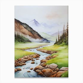 Mountain Stream.4 Canvas Print