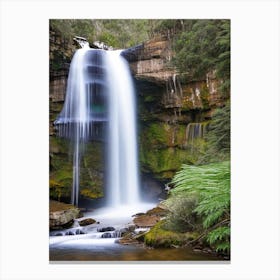 Garrawilla National Park Waterfall, Australia Realistic Photograph (2) Canvas Print