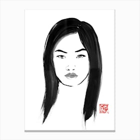 Asian Girl Canvas Print