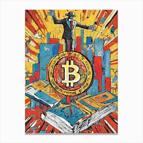 Bitcoin Art Print Canvas Print