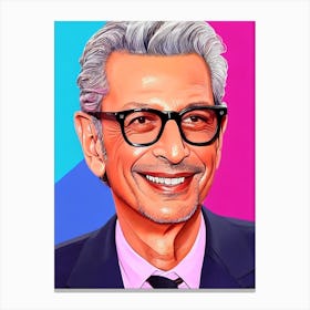 Jeff Goldblum Pop Movies Art Movies Canvas Print