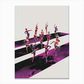 Dancers On The Street Canvas Print