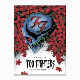 Foo Fighters poster Canvas Print