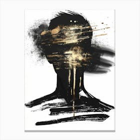 Face Of A Man 6 Canvas Print