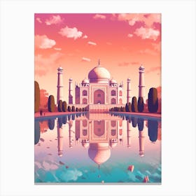 Taj Mahal Agra India Canvas Print
