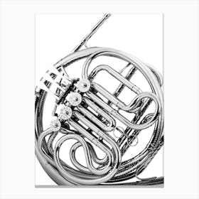 Saxhorn Line Art Canvas Print