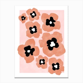 Poppies Flowers Market Canvas Print