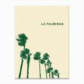La Palmeraie Canvas Print