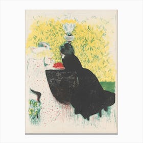 Les Deux Belles Soeurs By Édouard Vuillard Canvas Print