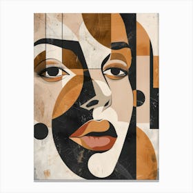 Abstract Face Canvas Print Canvas Print