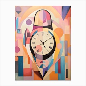 Time Abstract Geometric Illustration 16 Canvas Print