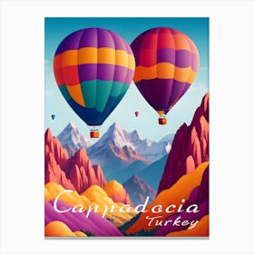 Cappadocia Hot Air Balloons Turkey Canvas Print