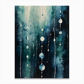 Water Droplets Canvas Print