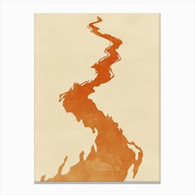 River Of Fire Canvas Print