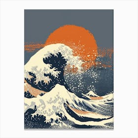 Great Wave Off Kanagawa Canvas Art Canvas Print