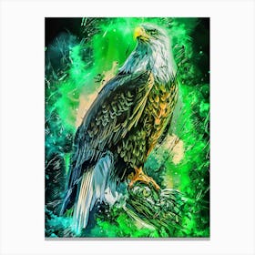 Bird Eagle Abstract Art Canvas Print
