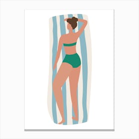 Woman In Bikini 4 Canvas Print