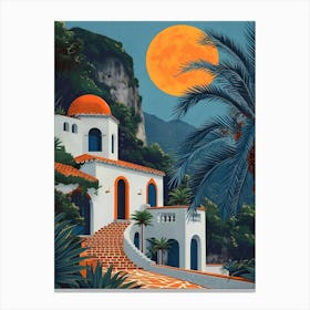 House On The Beach Canvas Print