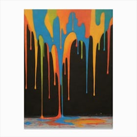 Dripping Paint 3 Canvas Print