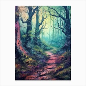 Path In The Woods Canvas Print