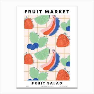 Fruit Salad Fruit Market Canvas Print