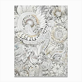 Doodles-Reimagined 1 Canvas Print