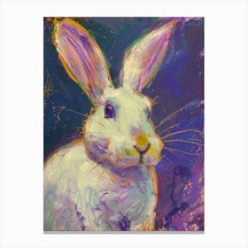 White Bunny Canvas Print