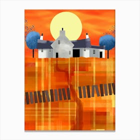The House on the Hill Canvas Print
