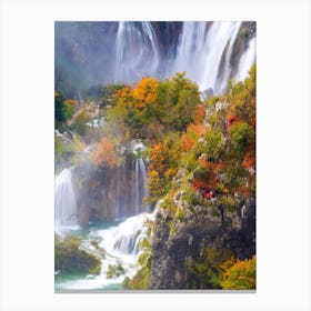 Plitvice Waterfalls Canvas Print