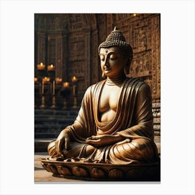 Buddha Statue 1 Canvas Print