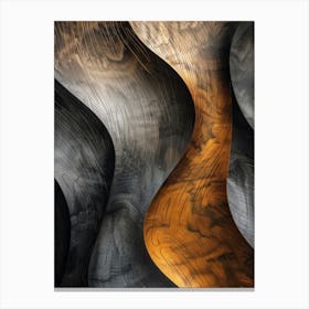 Abstract Wood Canvas Print