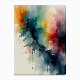 Abstract Watercolor Painting 34 Canvas Print