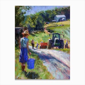 Day On The Farm Canvas Print