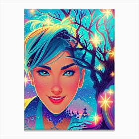 Fairy Tale Girl Canvas Print