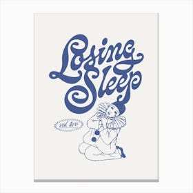 Losing Sleep Canvas Print