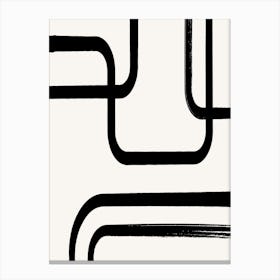 Abstract Line Drawing Canvas Print