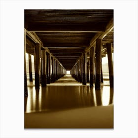 Under The Pier 5 Canvas Print