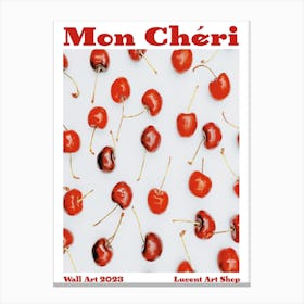 Cherry- Ma Cherie Canvas Print